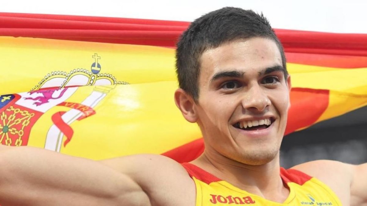 Bruno Hortelano, en el Europeo de atletismo.-AP / GEERT VANDEN
