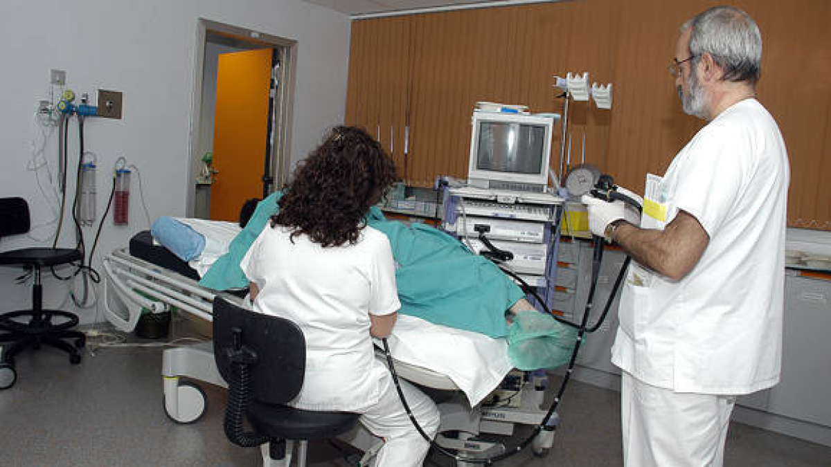 Consulta de la sección de Digestivo del hospital de Santa Bárbara. / ÁLVARO MARTÍNEZ-