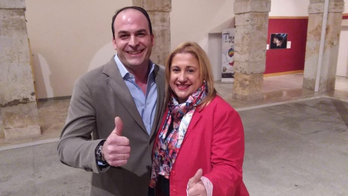 Miguel Cobo junto a Yolanda de Gregorio-HDS