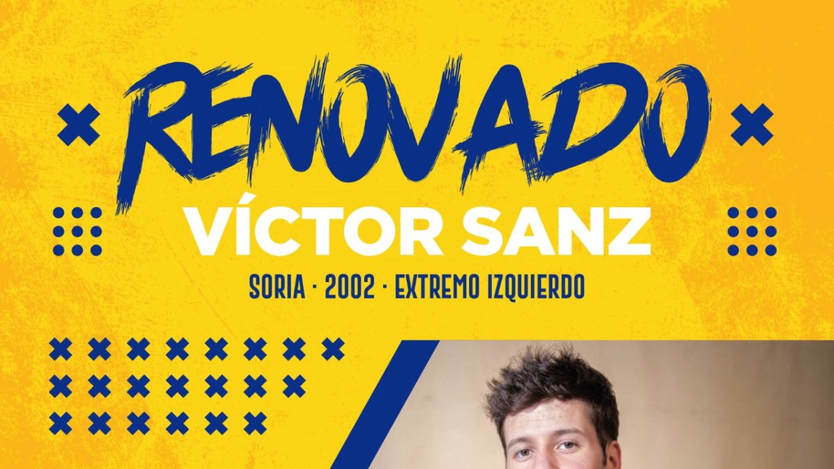 Víctor Sanz seguirá de amarillo el próximo curso.
