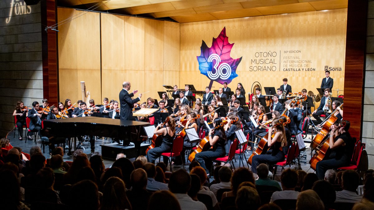 Concierto de la Joven Orquesta Sinfónica de Soria en el Otoño Musical. MARIO TEJEDOR