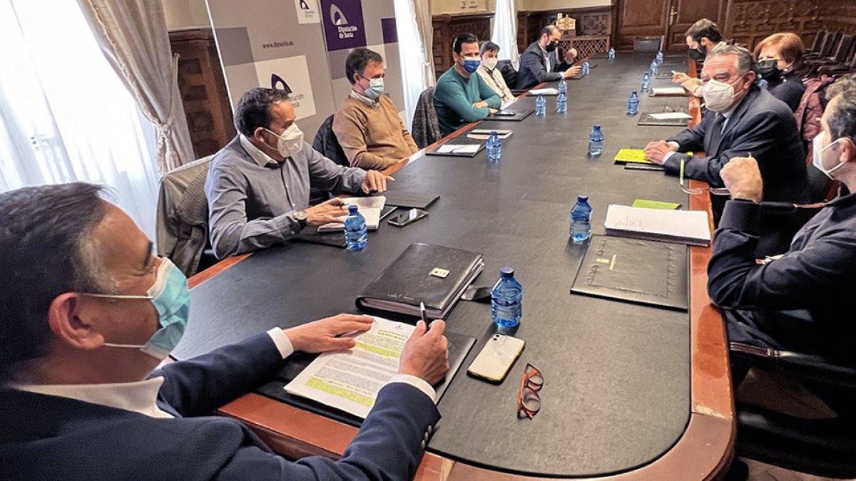 Mesa de la trufa reunida hace ahora un año. HDS