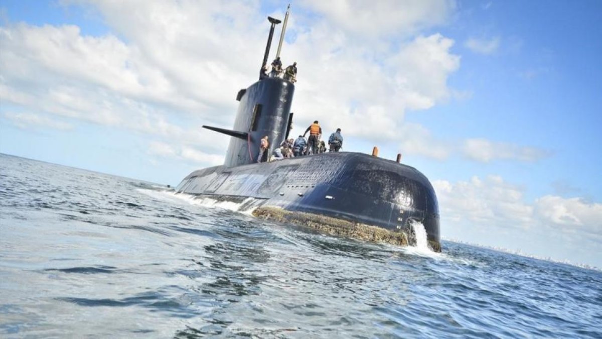 Fotografía sin fecha cedida por la Armada Argentina que muestra el submarino desaparecido.-/ EFE / ARMADA ARGENTINA