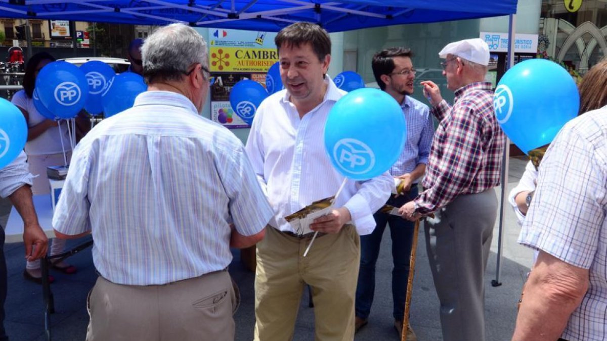 El PP estuvo en la capital.-Álvaro Martínez
