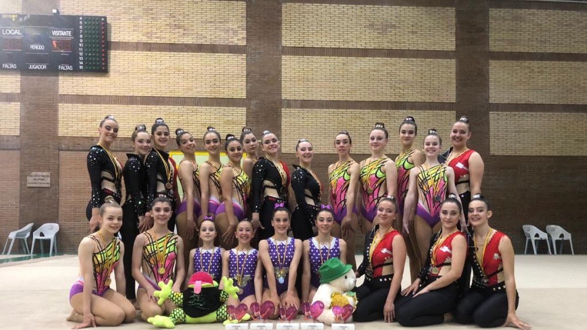 Representantes del Gimnasia Duero en el Regional de Ávila. HDS