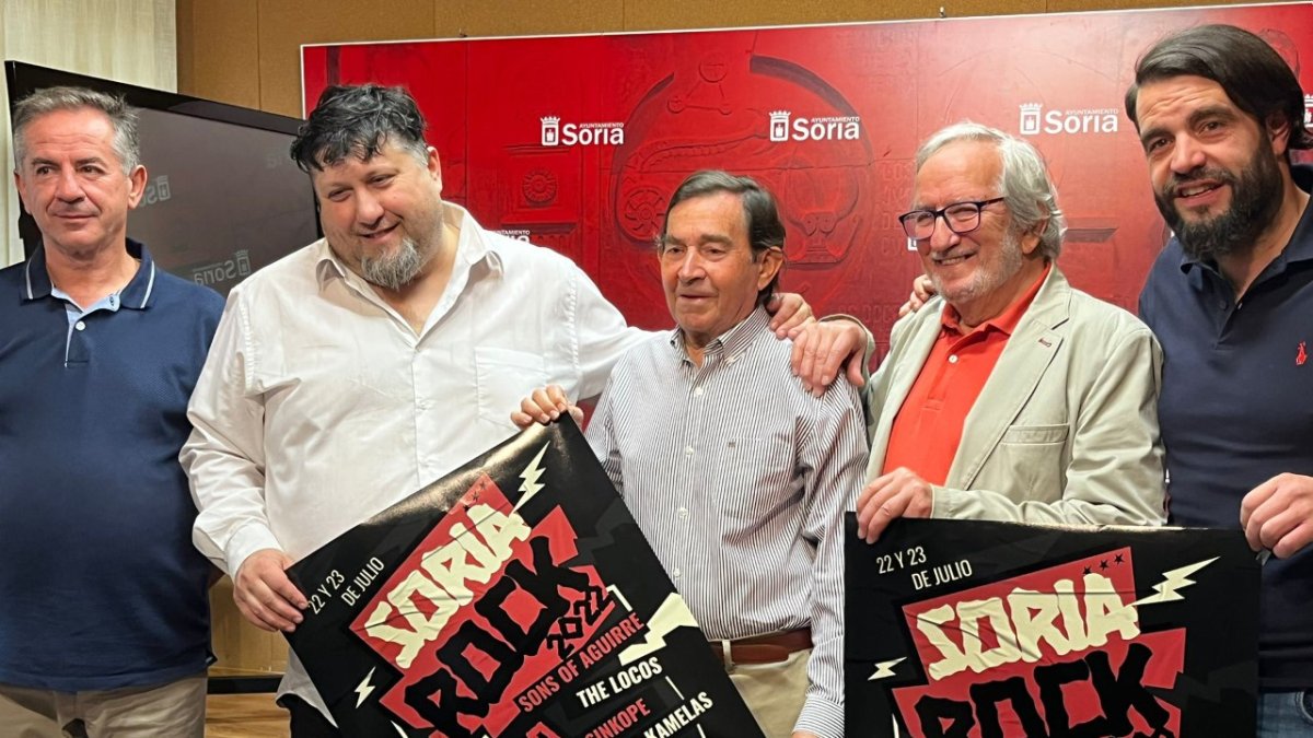 Presentación hoy del Soria Rock. HDS