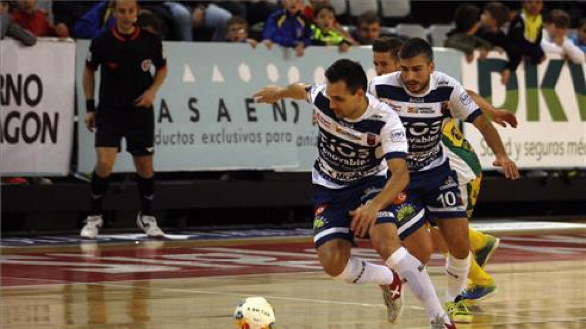 Imagen del partido de ida entre el Rios Renovables y el Jaén-JAIME GALINDO