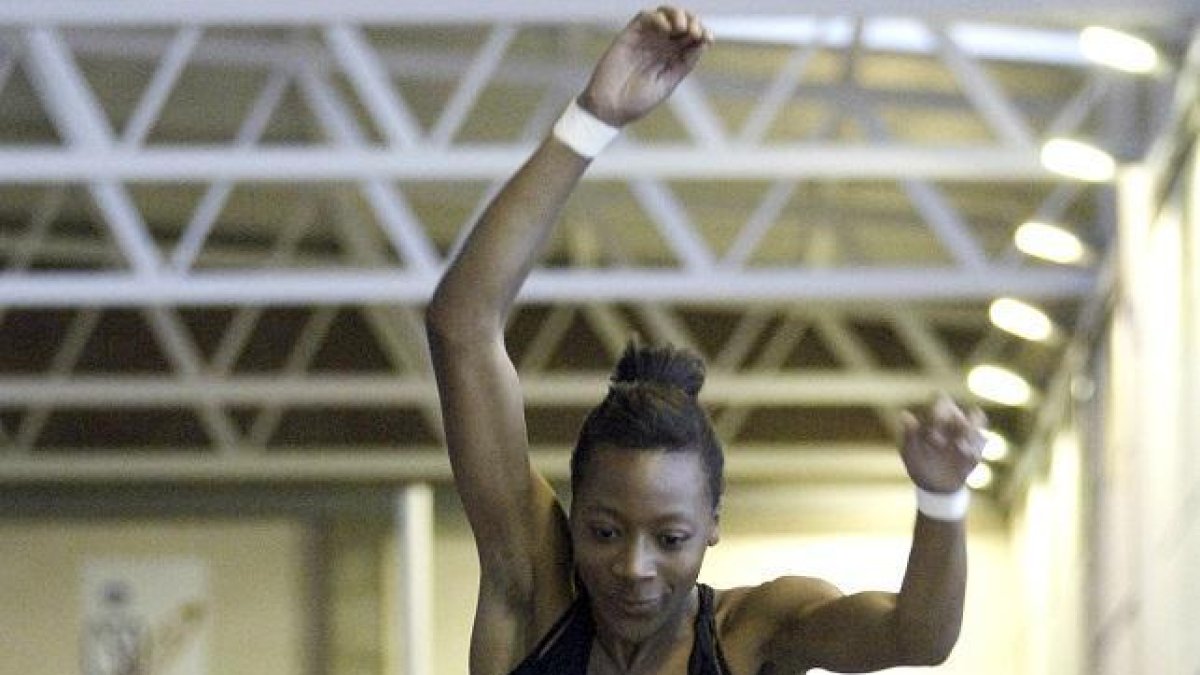 Ruth Marie Ndoumbe, en una fotografía de archivo realizada en el CAEP de Soria.-HDS
