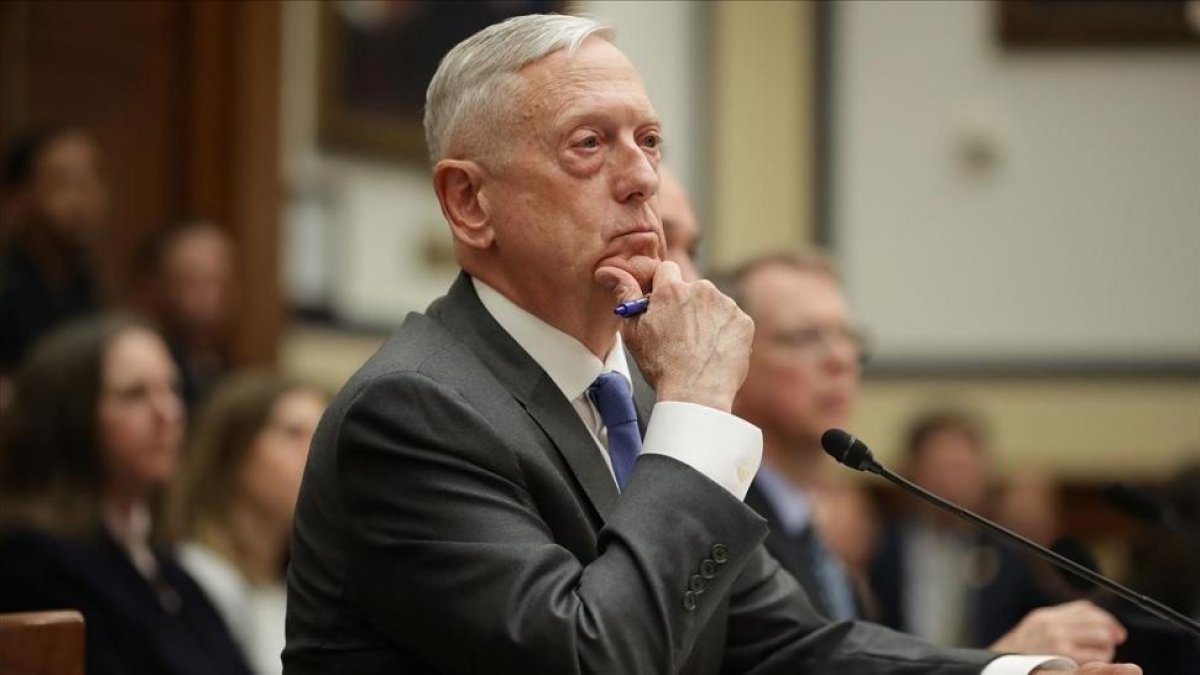 El secretario de Defensa de EEUU, James Mattis.-CHUS SOMODEVILLA
