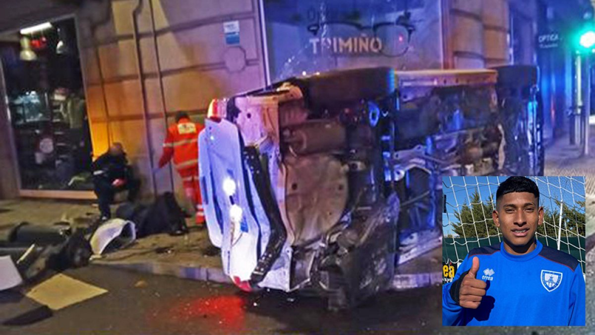 Vicente Jaime, jugador implicado en el accidente. HDS