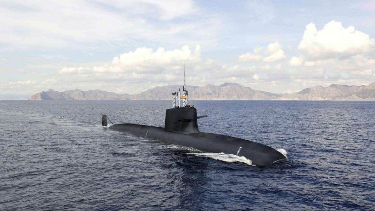 El submarino S-80 que construye Navantia en Cartagena.-EL PERIÓDICO