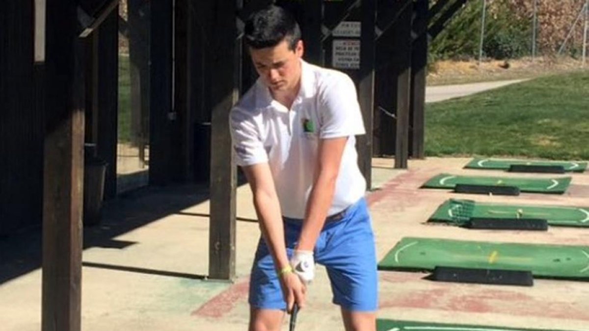 El golfista soriano Raúl Pascual.-CLUB DE GOLF SORIA