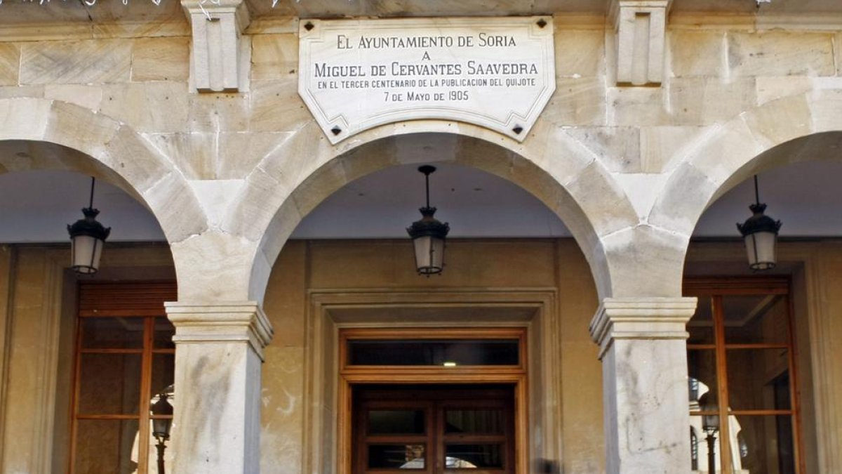 El Ayuntamiento de la capital soriana.-Mario Tejedor