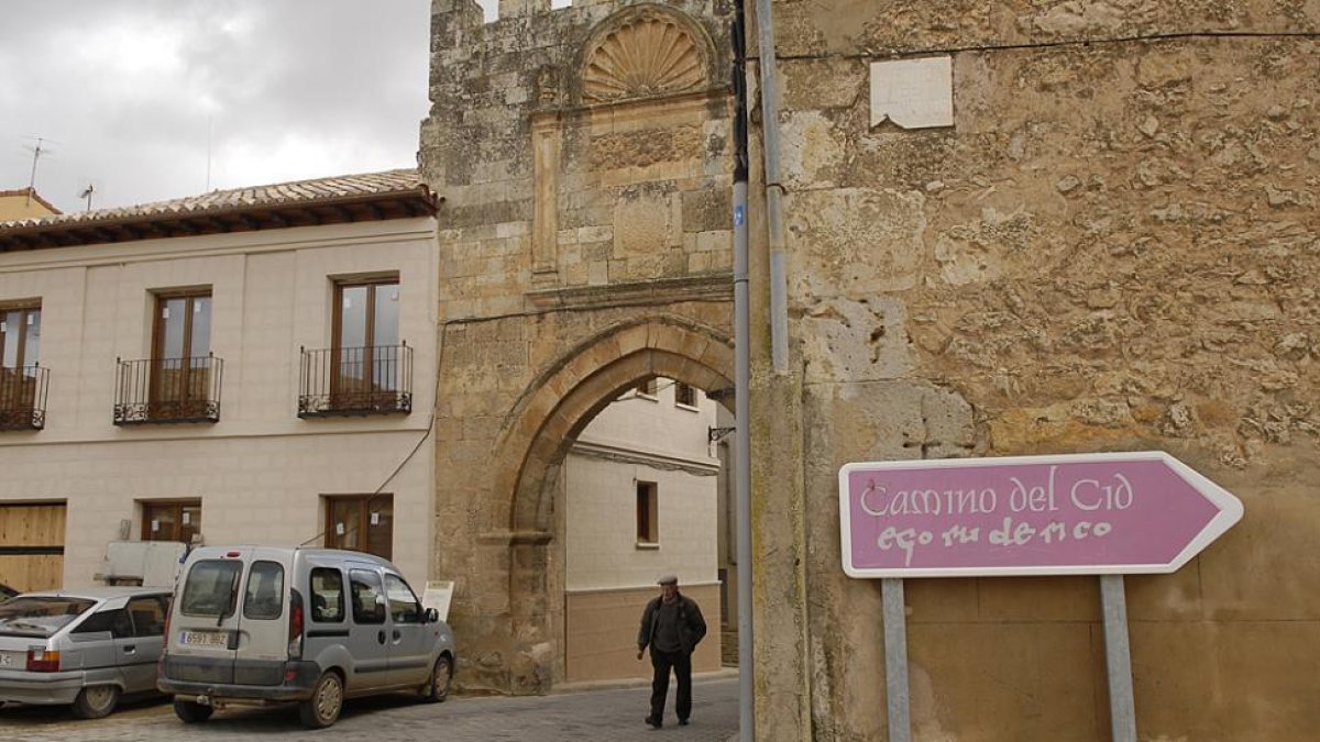 Cartel identificativo de la ruta-D.S.