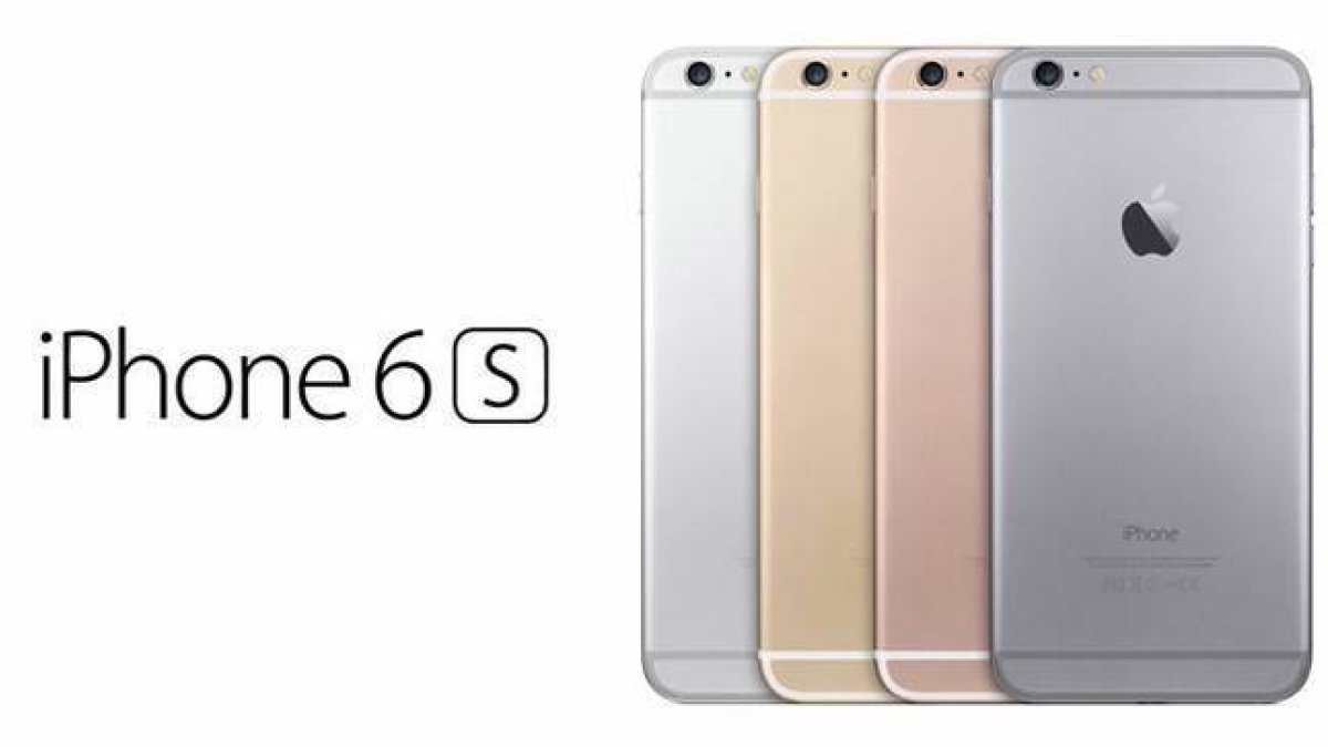Imagen de los nuevos 'iPhone 6S' difundida por el portal Applesfera.com, incluyendo el color 'rosa oro'.-Foto: APPLESFERA