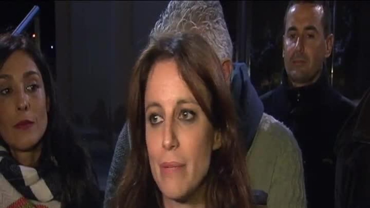 La vicesecretaria del PP Andrea Levy ha sufrido un escrache independentista en San Fost de Campsentelles.-EL PERIÓDICO