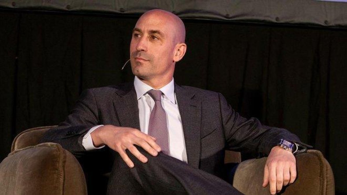 Luis Rubiales, presidente de la Real Federación Española de Fútbol.-