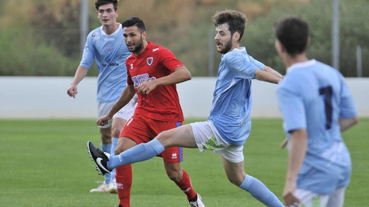 El Numancia B se impuso por 3-1 al San José en el derbi soriano.-DANIEL RODRÍGUEZ
