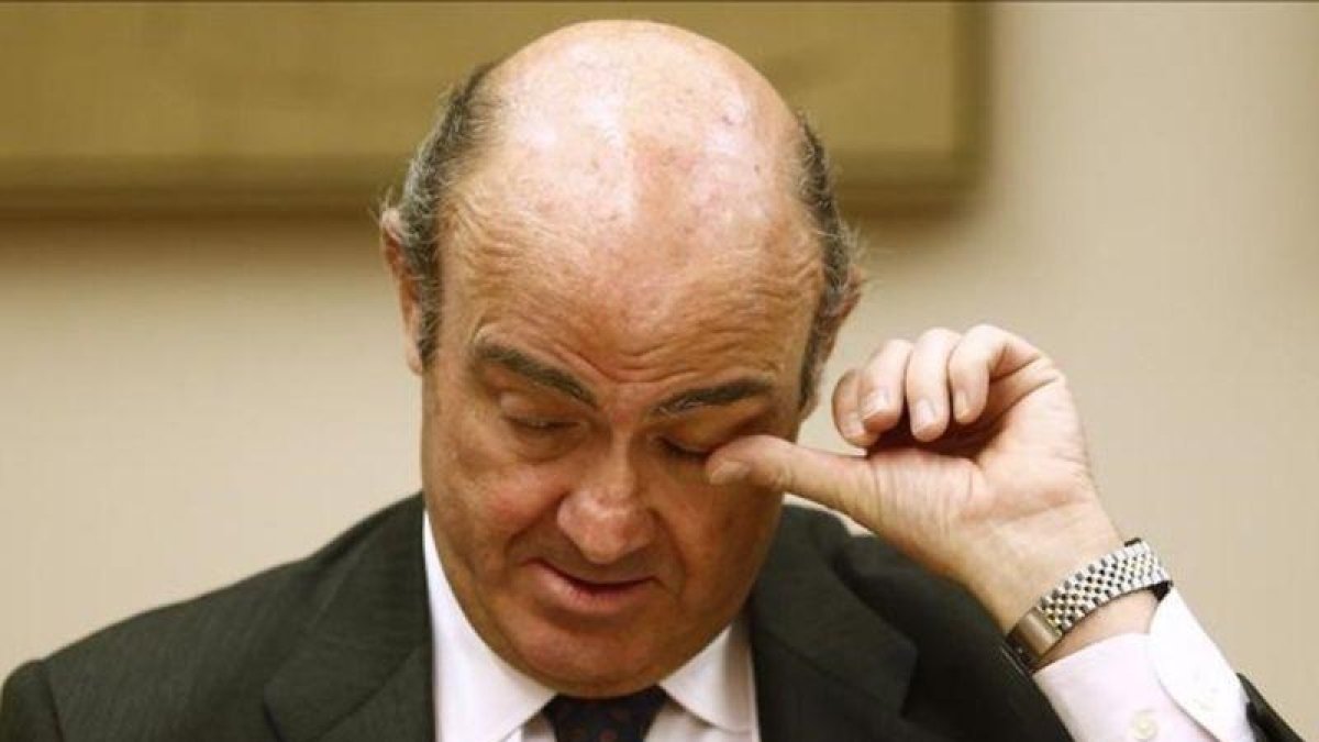 El ministro de Economia en funciones, Luis de Guindos.-AGUSTIN CATALAN