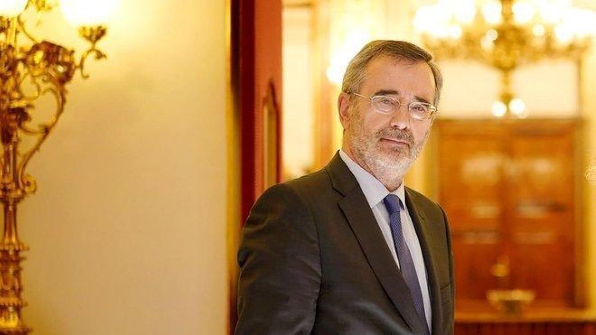 El presidente del Senado, Manuel Cruz, en mayo del 2019.-JOSE LUIS ROCA