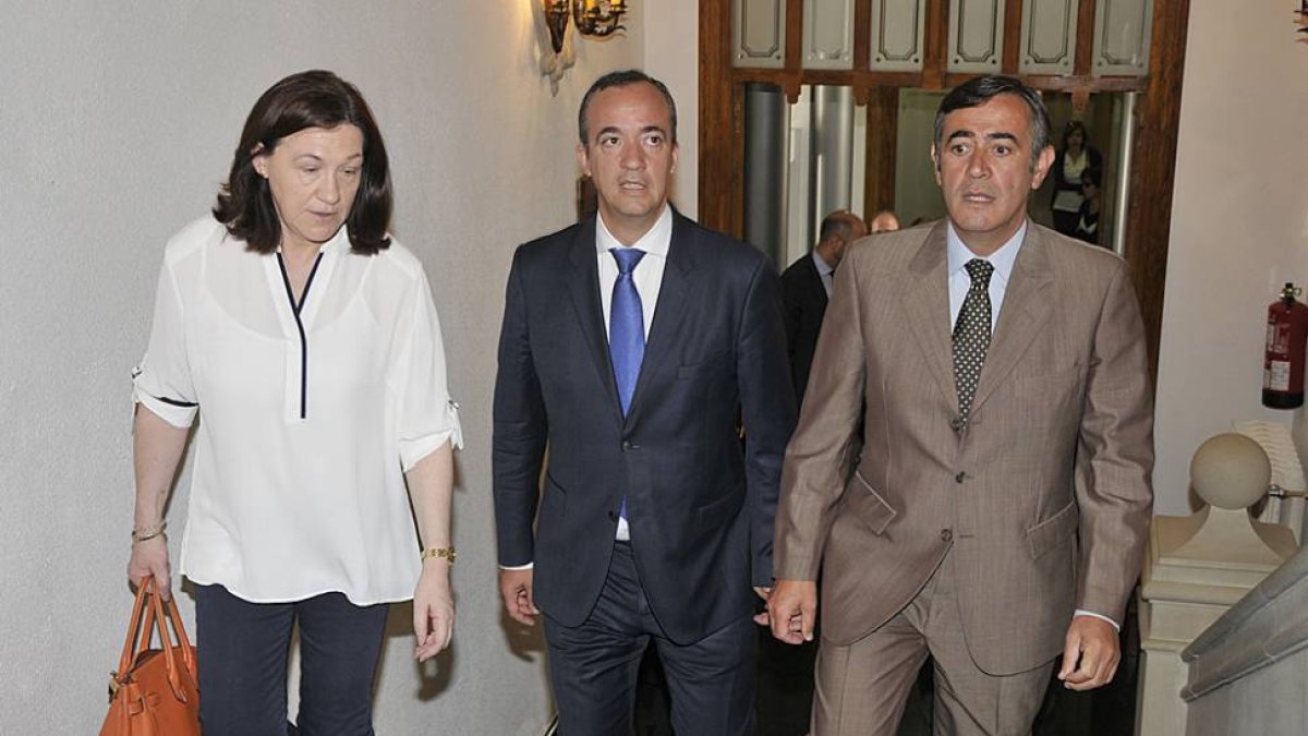 María José Heredia, Francisco Martínez Vázquez y Antonio Pardo.-V. G.