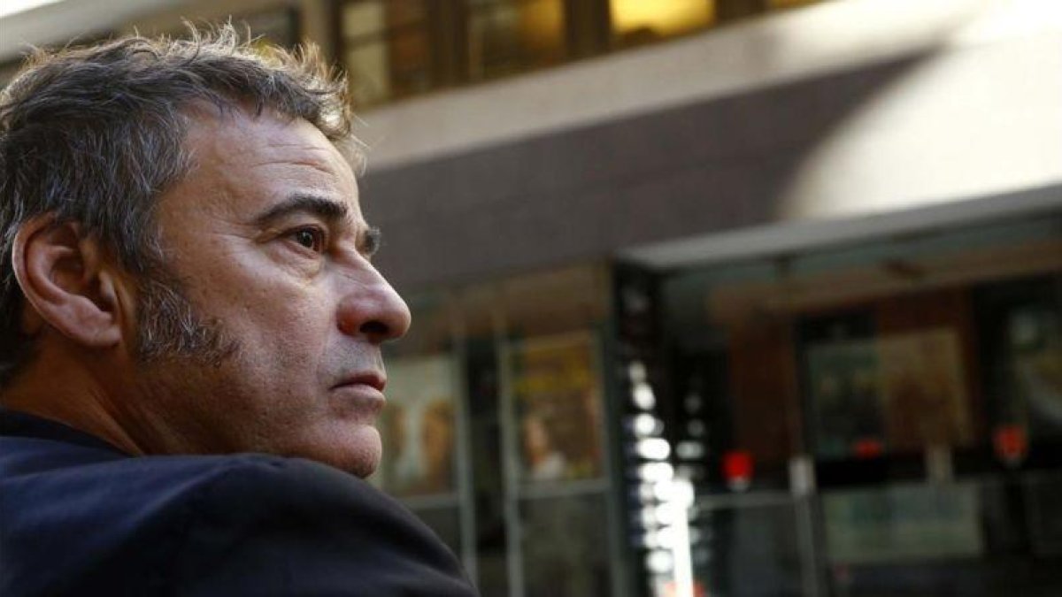 Eduard Fernández, el miércoles, en la librería Ocho y Medio de Madrid.-AGUSTÍN CATALÁN