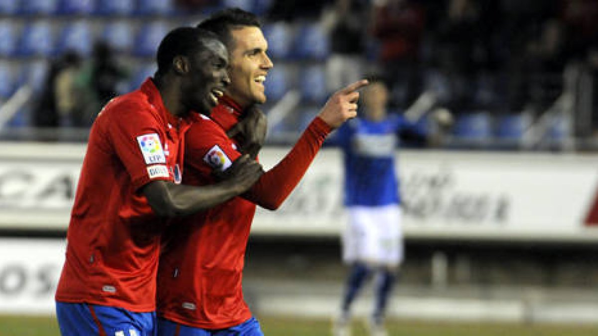 Julio Álvarez fue el verdugo ilicitano la temporada pasada con tres goles. / Valentín Guisande -