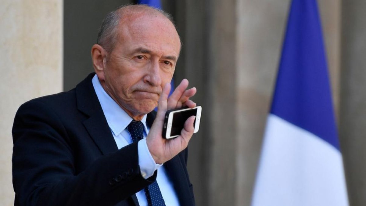 El ministro de Interior francés, Gerard Collomb.-GERARD JULIEN (AFP)