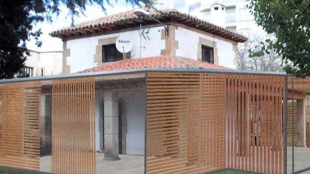 Recreación de cómo quedará la Casa del Guarda de la Dehesa. / AYUNTAMIENTO DE SORIA-