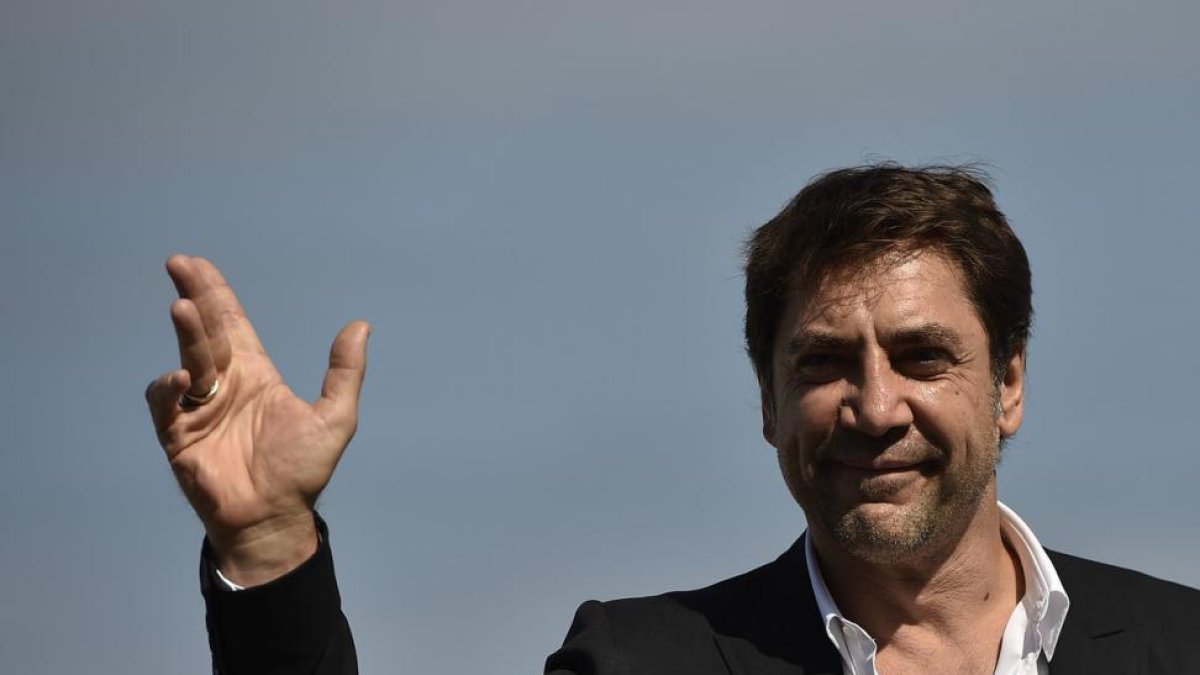 Javier Bardem posa para los fotógrafos durante el pasado festival de cine de San Sebastián.-Álvaro Barrientos