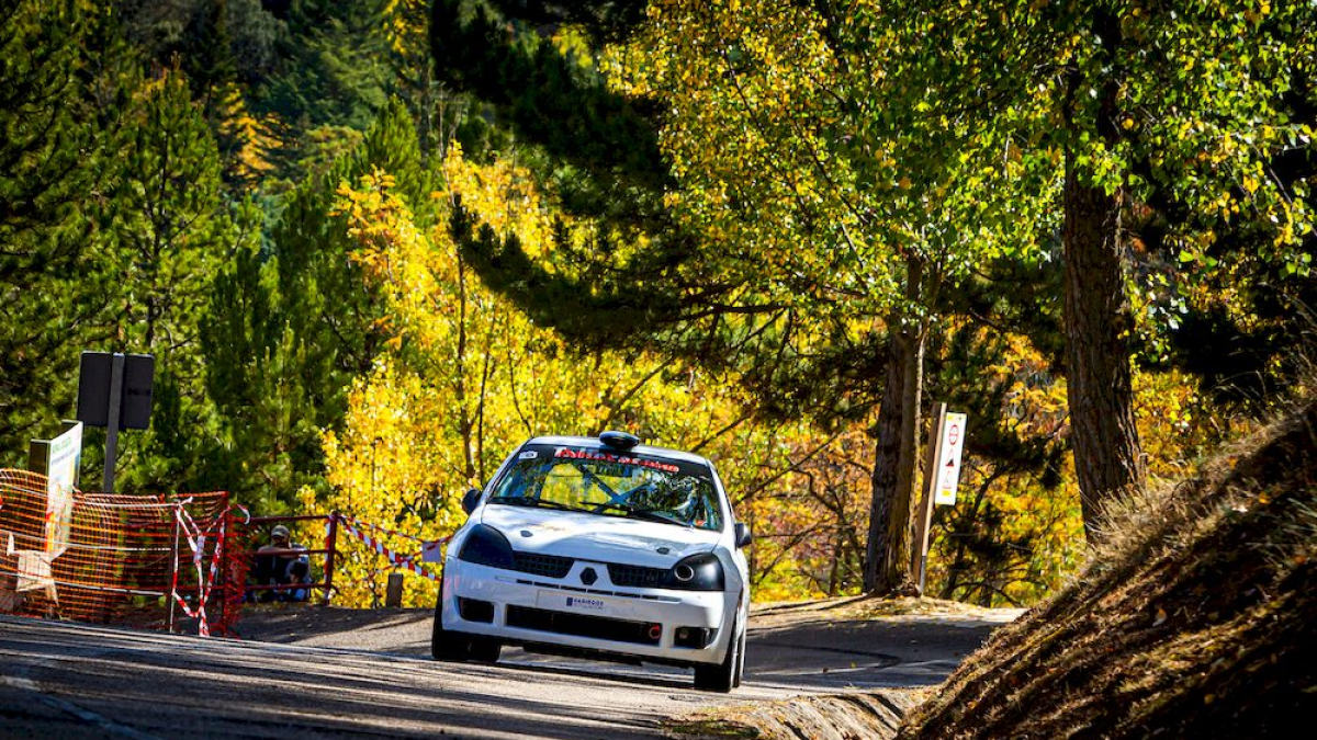 Edición del año pasado de la Subida Automovilística al Parque del Castillo. MARIO TEJEDOR