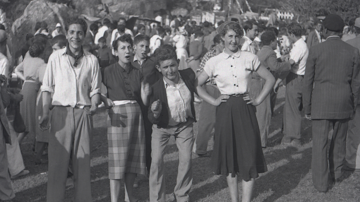 Imagen antigua de las fiestas de San Juan