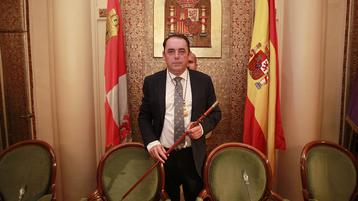 Benito Serrano en 2019 cuando tomó posesión como presidente de la Diputación.