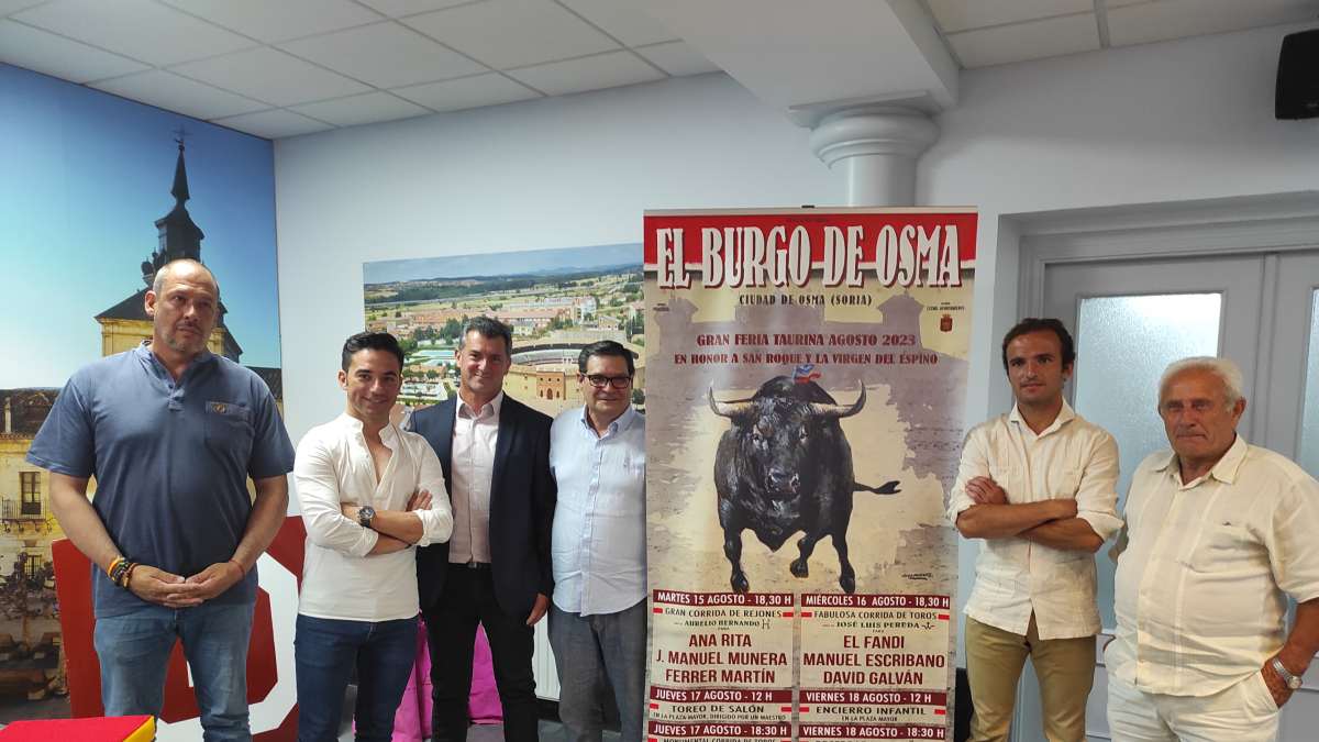 Presentación de la feria taurina para las fiestas de San Roque de El Burgo.