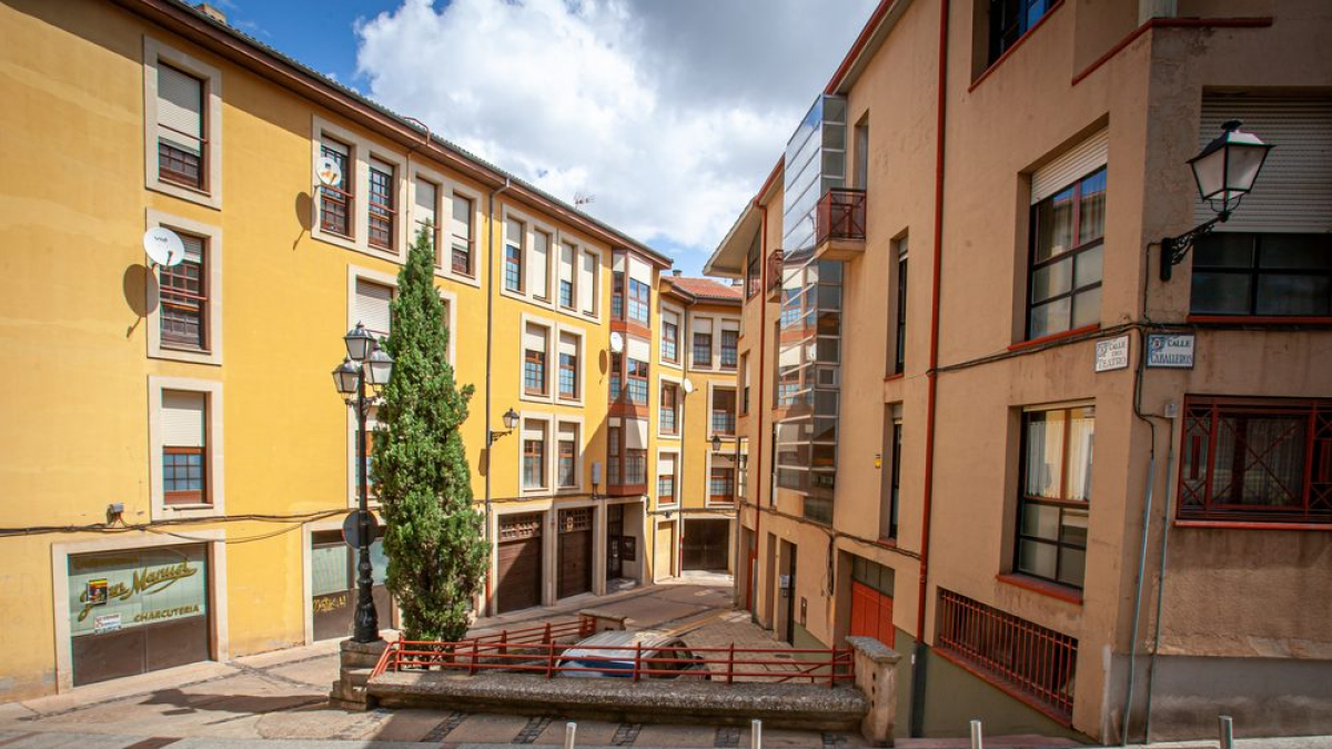 Calle Teatro en Soria.