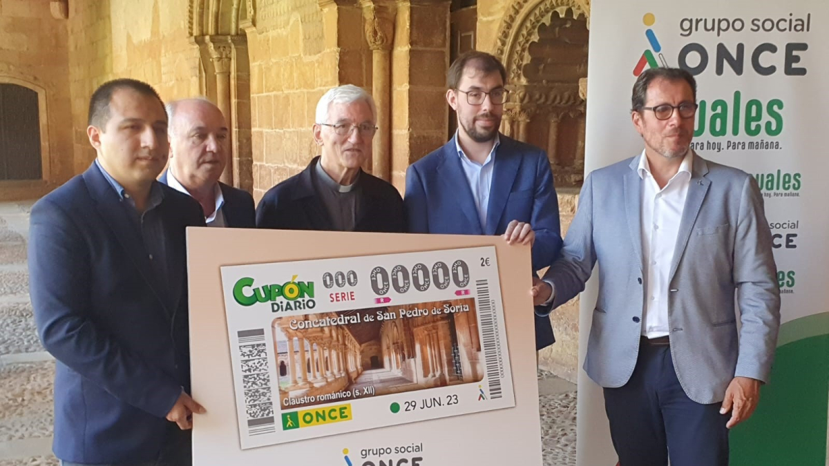Presentación del cupón de la ONCE dedicado a la Concatedral.
