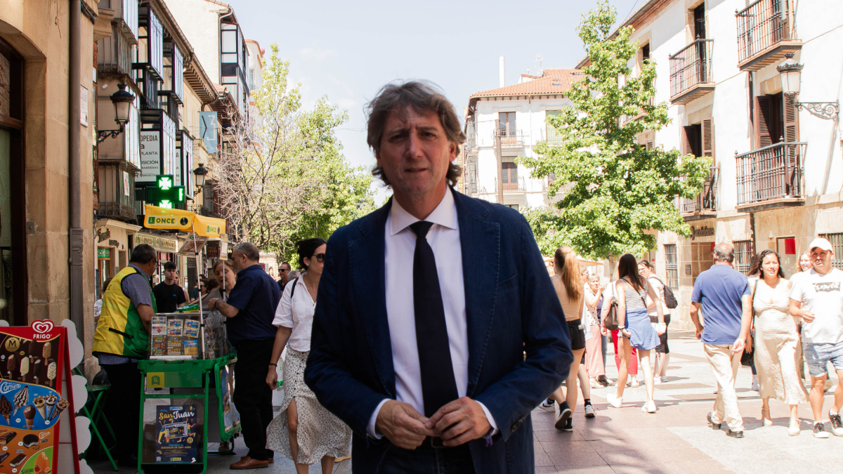 El alcalde de Soria, Carlos Martínez Mínguez.