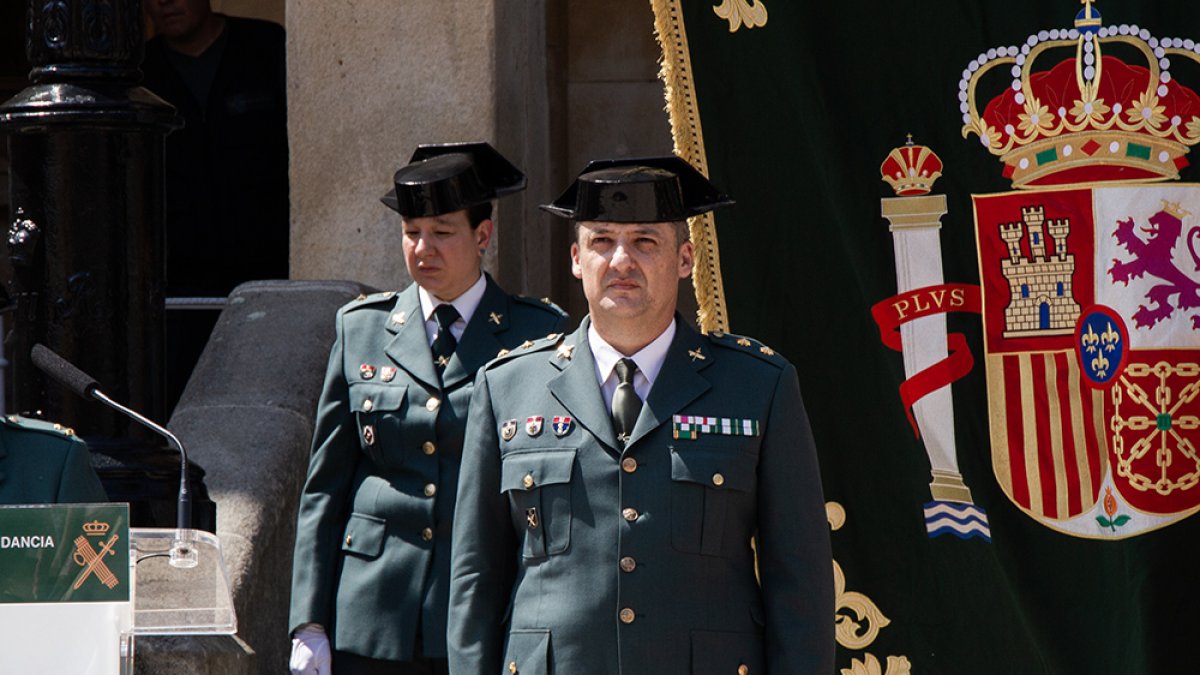 Sergio Peñarroya, teniente coronel jefe de la Guardia Civil en Soria.