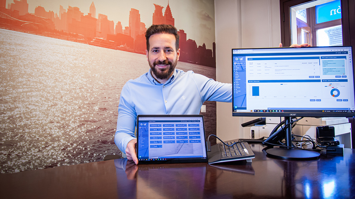 David Jiménez Orte, impulsor de la nueva herramienta tecnológica dirigida al sector de las gestorías y asesorías.