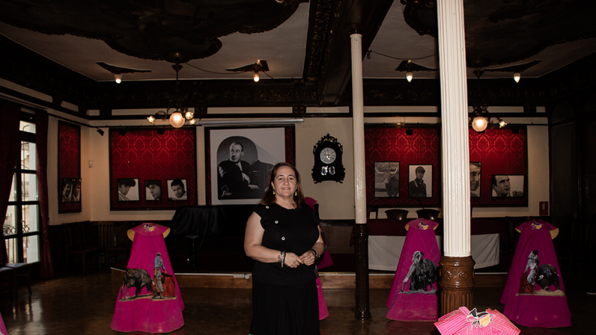 La muestra de Mer Fidalgo puede verse en el Casino hasta el 9 de julio.