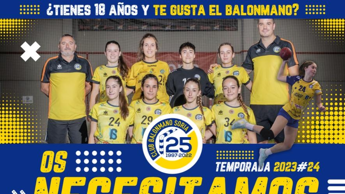 El equipo femenino del BM Soria busca jugadoras para la próxima temporada.