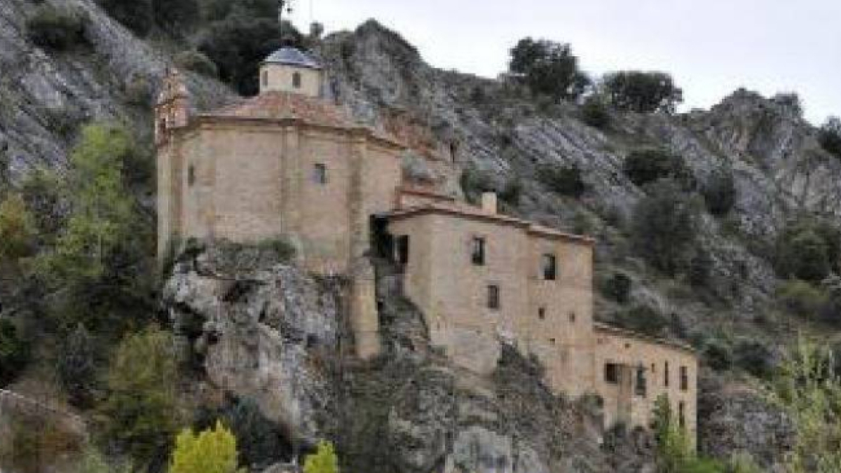 Imagen de la ermita de San Saturio.
