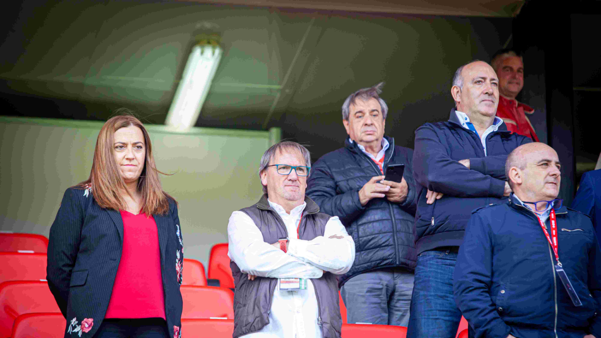 Eduardo Rubio en el palco de Los Pajaritos.