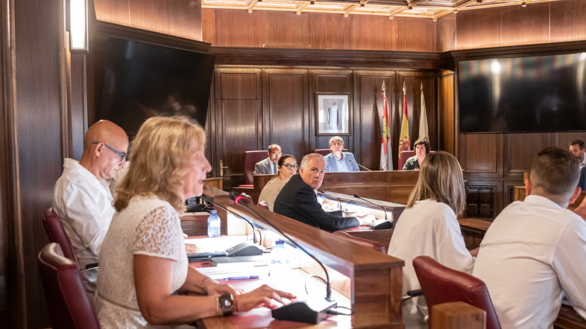 Primer pleno ordinario de la legislatura en el Ayuntamiento de Soria.
