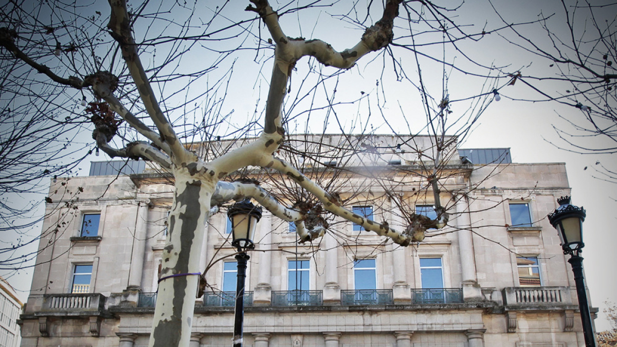 Fachada del Edificio del Banco de España en Soria. MARIO TEJEDOR