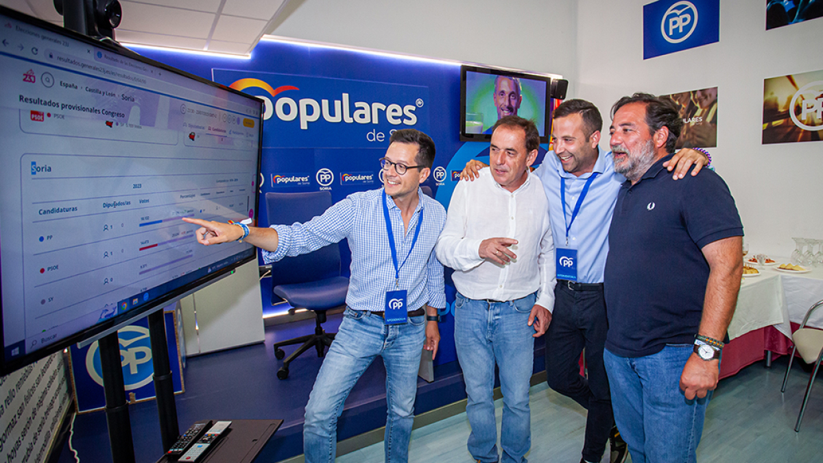 El PP gana las elecciones en Soria. - MARIO TEJEDOR