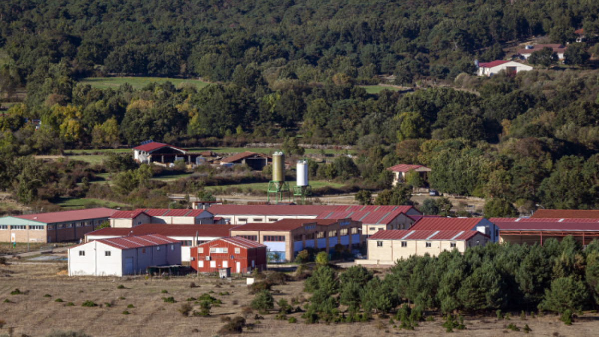 Sobre estas líneas, imagen de archivo del polígono industrial de Vinuesa.