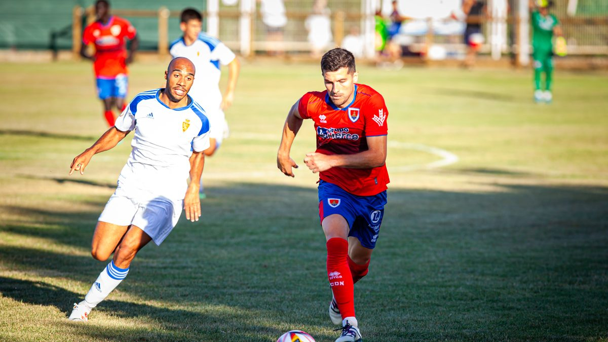 El CD Numancia empata en Quintana contra el Deportivo Aragón