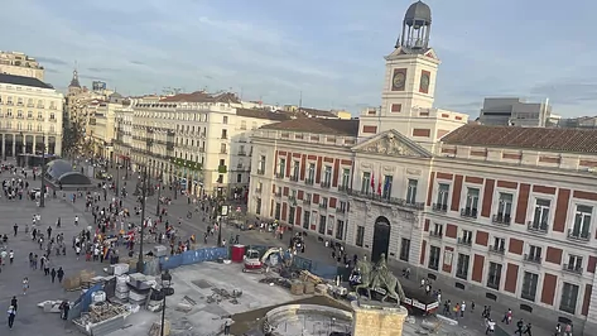 Puerta del Sol de Madrid.