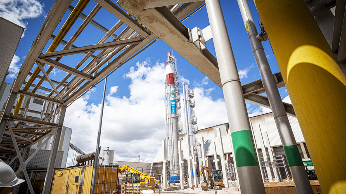 Planta de biomasa de ENSO en Garray